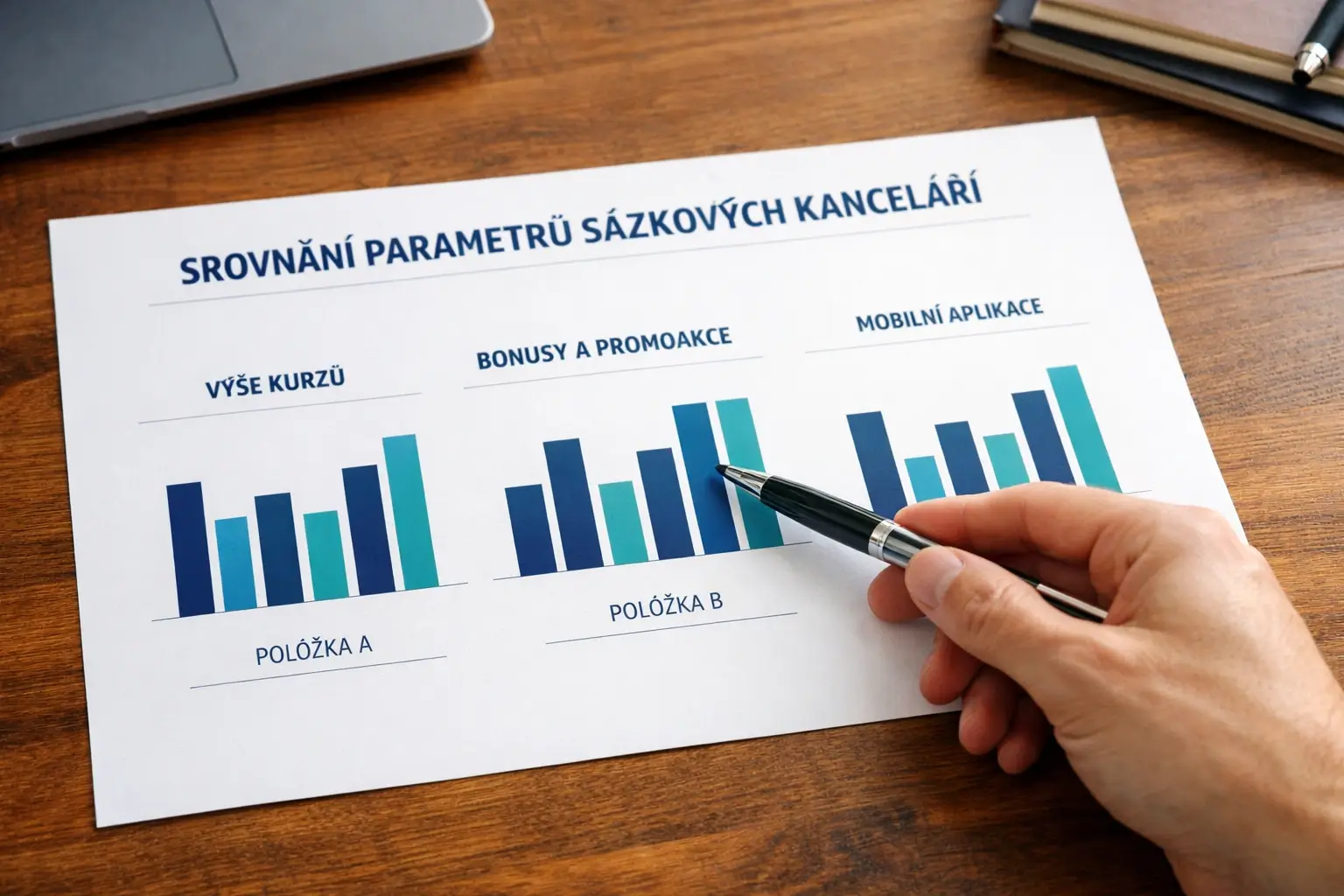 Srovnání klíčových parametrů českých sázkových kanceláří